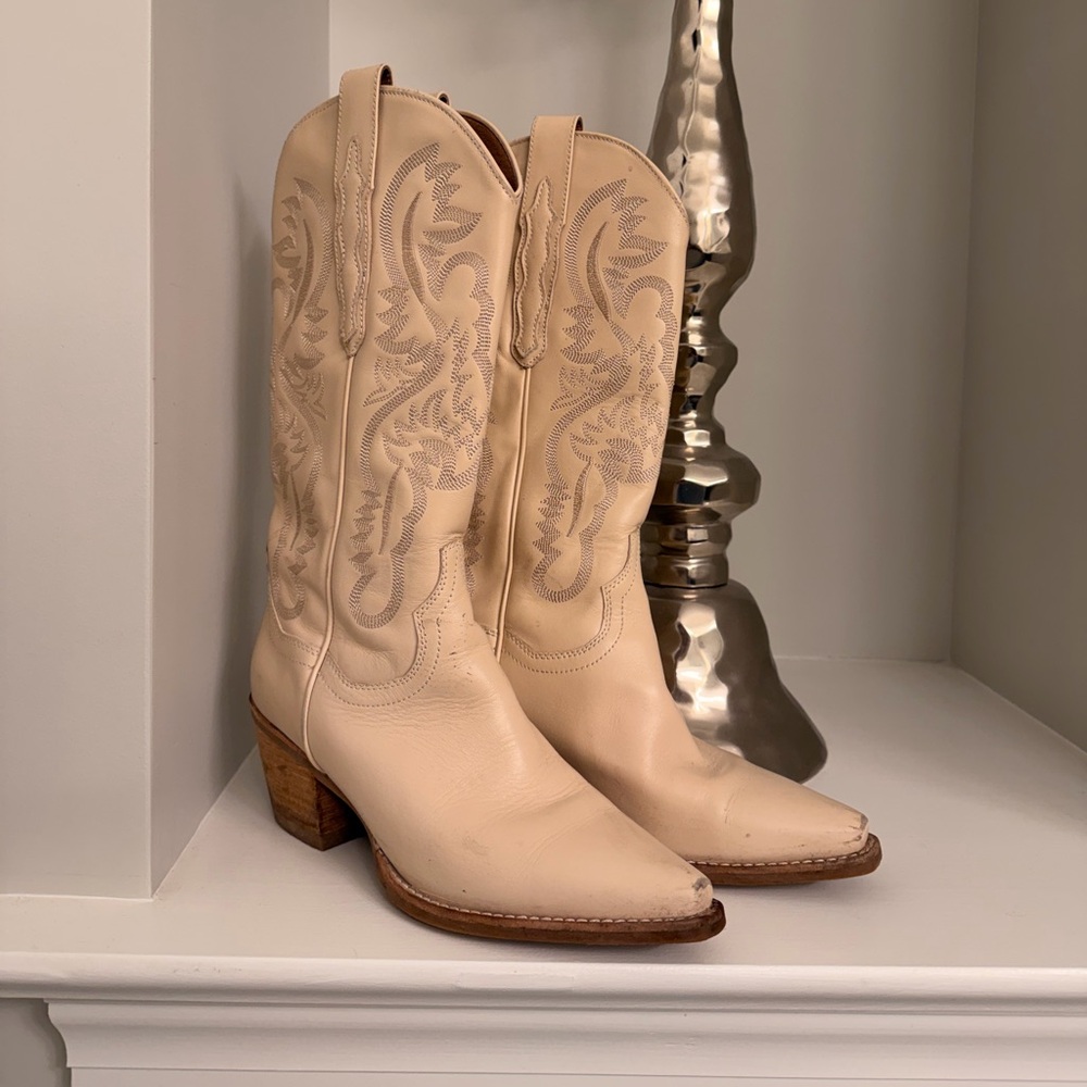 Elegant Pink Western Boots - Picture 4 of 6
